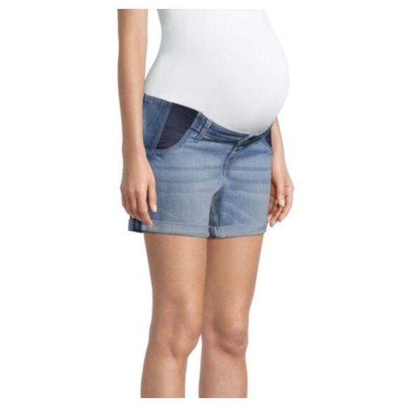 Planet Motherhood Maternity Women's Shorts with Side Panel- Medium - Picture 2 of 4